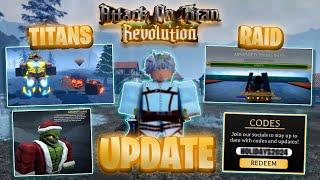 AOT Revolution UPDATE 2.5 Is HERE (New Codes, Release Date, New Leaks)