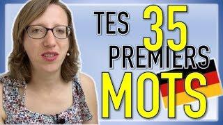  Les 35 premiers MOTS d'allemand pour les débutants