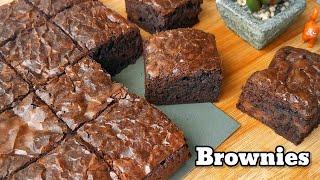 BROWNIES KEDUT | CLASSIC BROWNIES RECIPE | RESEPI MUDAH TANPA MIXER | FUDGY & MOIST.