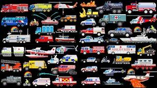 Emergency Vehicles-Ambulance, Water Tender, Patrol Boat-Good kids-collections