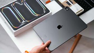 M4 iPad Pro UNBOXING and SETUP - SPACE BLACK