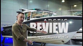 Denis review ARCTIC Commuter 35 in Moscow boat show 2021!