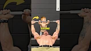 Son Supports Dad’s Bench Press ️