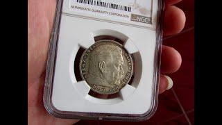 Third Reich Coins | 5 Reichsmark 1936-A NGC MS64