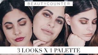 3 LOOKS X 1 PALETTE // BEAUTYCOUNTER CLASSIC // Kaidy Dunn