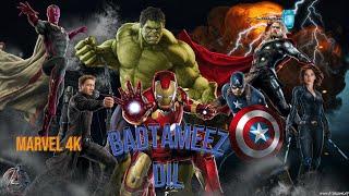 Avengers X Badtameez Dil 4K Edit Full Song