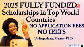 top 10 scholarships around the world with no application fee & ielts