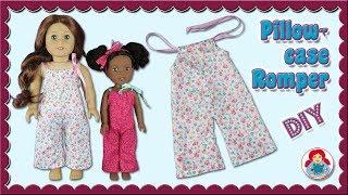 DIY | Pillowcase Romper for Wellie Wishers and American Girl Dolls • Sami Dolls Tutorials