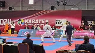 ASHOURI GARMJANI MAHDI (KARATEPLUS.IRAN,IRI) VS AVANZINI MATTEO (FIAMME GIALLE,ITA)