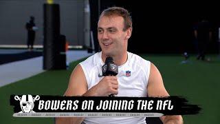 Brock Bowers on Adjusting to the League, Talks Michael Mayer and More | Raiders | NFL