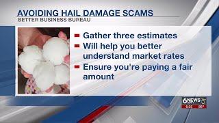 Here's how to avoid hail damage scams