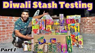 Testing Different Type of Diwali Crackers | Cheapest Crackers Stash | Part1 | Thakur Saurav Vlog