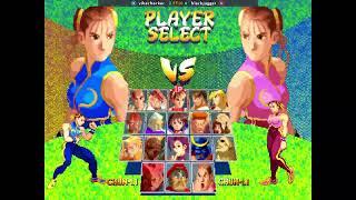 Street Fighter Alpha 2 - vibechecker FT10 blackjugger  #fightcade2 #sfa2 #sfa2u #streetfighter