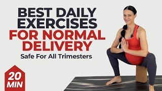 Best Pregnancy Exercises For Normal Delivery (20-Min Birth Prep)