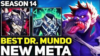 RANK 1 BEST DR. MUNDO NEW META JUNGLE GAMEPLAY! | Season 14 League of Legends