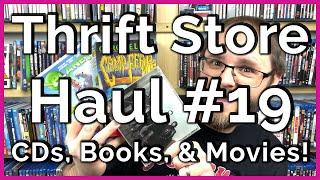 Thrift Store Haul #19 | Movies, Soundtracks, Middle Grade, and Point Horror?!