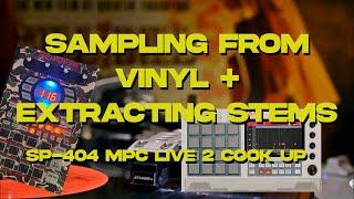 Sampling From Vinyl and Extracting Stems (Kill Bill vol 2 OST) l SP 404 and MPC Live II Cook Up
