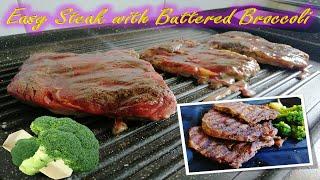 Easy Steak with Buttered Broccoli