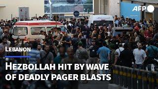 Hezbollah in Lebanon hit by wave of deadly pager blasts | AFP