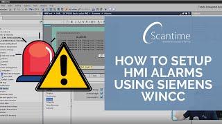 How to Setup HMI Alarms using Siemens TIA Portal WinCC!