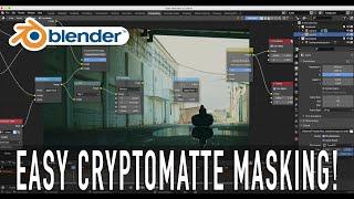 Blender Cryptomattes: A simple way to use matte data in Compositing (Quicktips!)