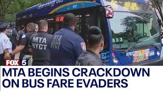 MTA, NYPD begin crackdown on bus fare evaders: What to know