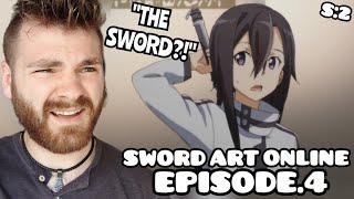 GIMME A SWORD??!! | Sword Art Online | Episode 4 | SEASON 2 | New Anime Fan | REACTION!