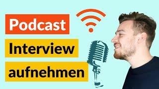 Podcast Interview aufnehmen mit Studio Link und Audacity