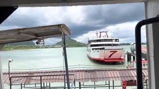 Walkthrough of Raja Ferry from Surat Thani to Koh Phangan Thailand