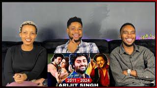 African Friends Reacts To Top 200 Nostalgic Songs Of Arijit Singh (2011-2024) | Bollywood Songs