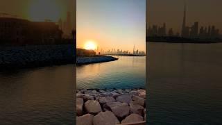 Dubai City Beautiful Sunrise