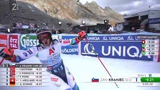 Žan Kranjec 2nd place Sölden GiantSlalom 2022