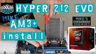 Cooler Master Hyper 212 EVO AM3+ Installation Also For AM2 AM3