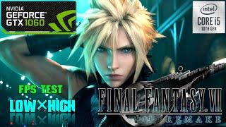 Final Fantasy VII Remake -  GTX 1060 6GB - PC Gameplay - FPS Test | i5-10400F | 16GB RAM