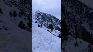 snow fall it's Dir lower kalpani top kpk Pakistan #short #youtubeshorts #youtuber #snowfall