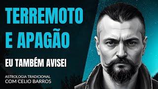 TERREMOTO NO CHILE E APAGÃO CIBERNÉTICO - Astrologia Tradicional com Celio Barros