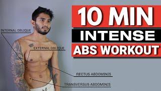 INTENSE 10 MIN AB WORKOUT (SIX PACK GUARANTEED!)