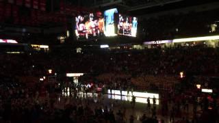 Maryland Terrapins vs Wisconsin Badgers Men's Basketball Introductions 2.24.15