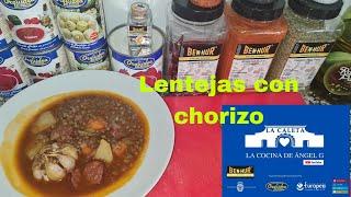 Lentejas con chorizo Ahora si