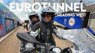 How To Take The EURO TUNNEL  -  UK Motorcycle Touring Adventure Starts Now!!!!