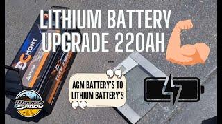 Lithium Battery upgrade in Caravan