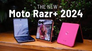 Moto Razr+ 2024 HOT PINK unboxing & first look!