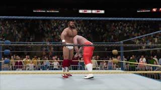 Arn Anderson vs Beautiful Bobby Eaton TV Title Match - WCW SuperBrawl 1 1991 (WWE 2K16 Universe)