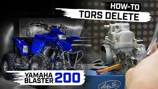 How To Install a TORS Delete Kit & Twist Throttle on a Yamaha Blaster 200