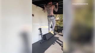 Couple Goals! Adam Levine and Behati Prinsloo do workout