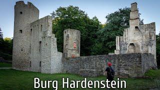 Burgruine Hardenstein und der Bergbauwanderweg