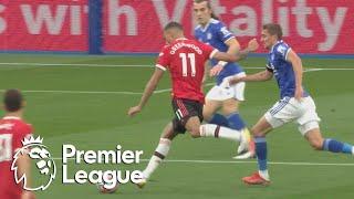 Mason Greenwood screamer gets Manchester United ahead of Leicester | Premier League | NBC Sports