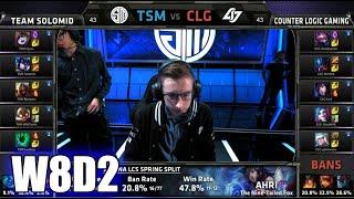 TSM vs CLG | S5 NA LCS Spring 2015 Week 8 Day 2 | CLG vs TSM (Team Solomid) W8D2G2 VOD 60FPS