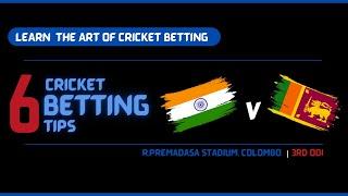 India V Sri Lanka | 3rd ODI | Cricket Betting Tips