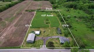 1132 Alleghany Road Attica, N.Y. - Aerial Drone Video - Home for Sale